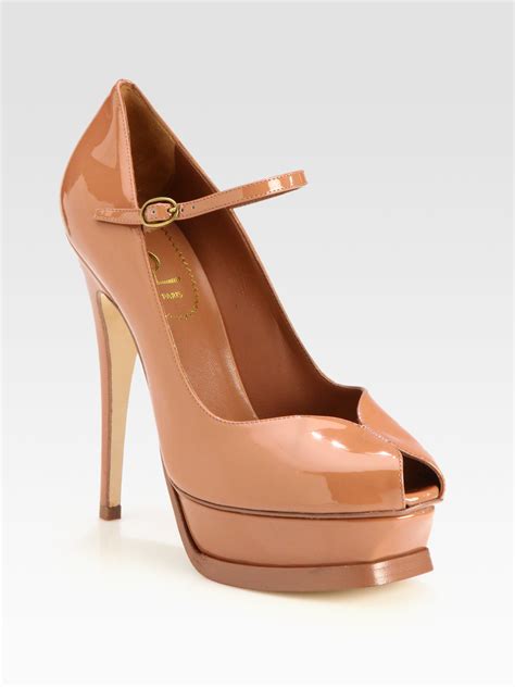 ysl pumps platform|ysl pumps with ysl heel.